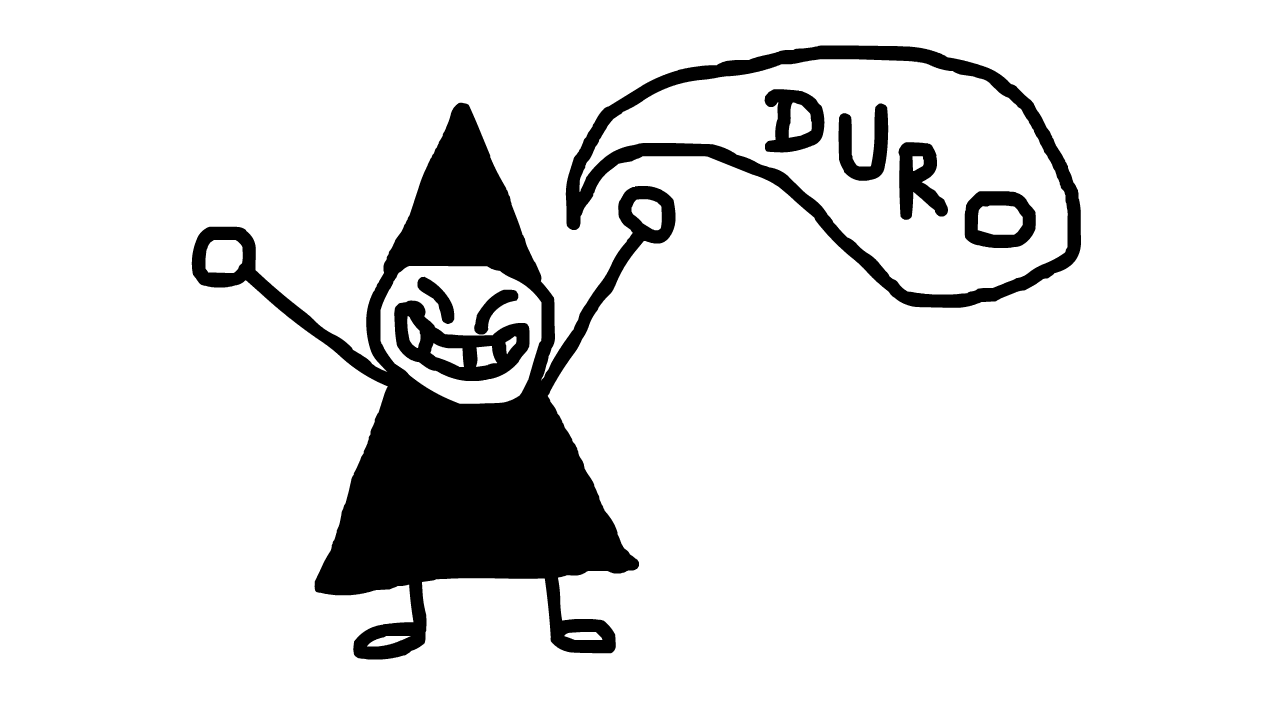 DURO gnome waving