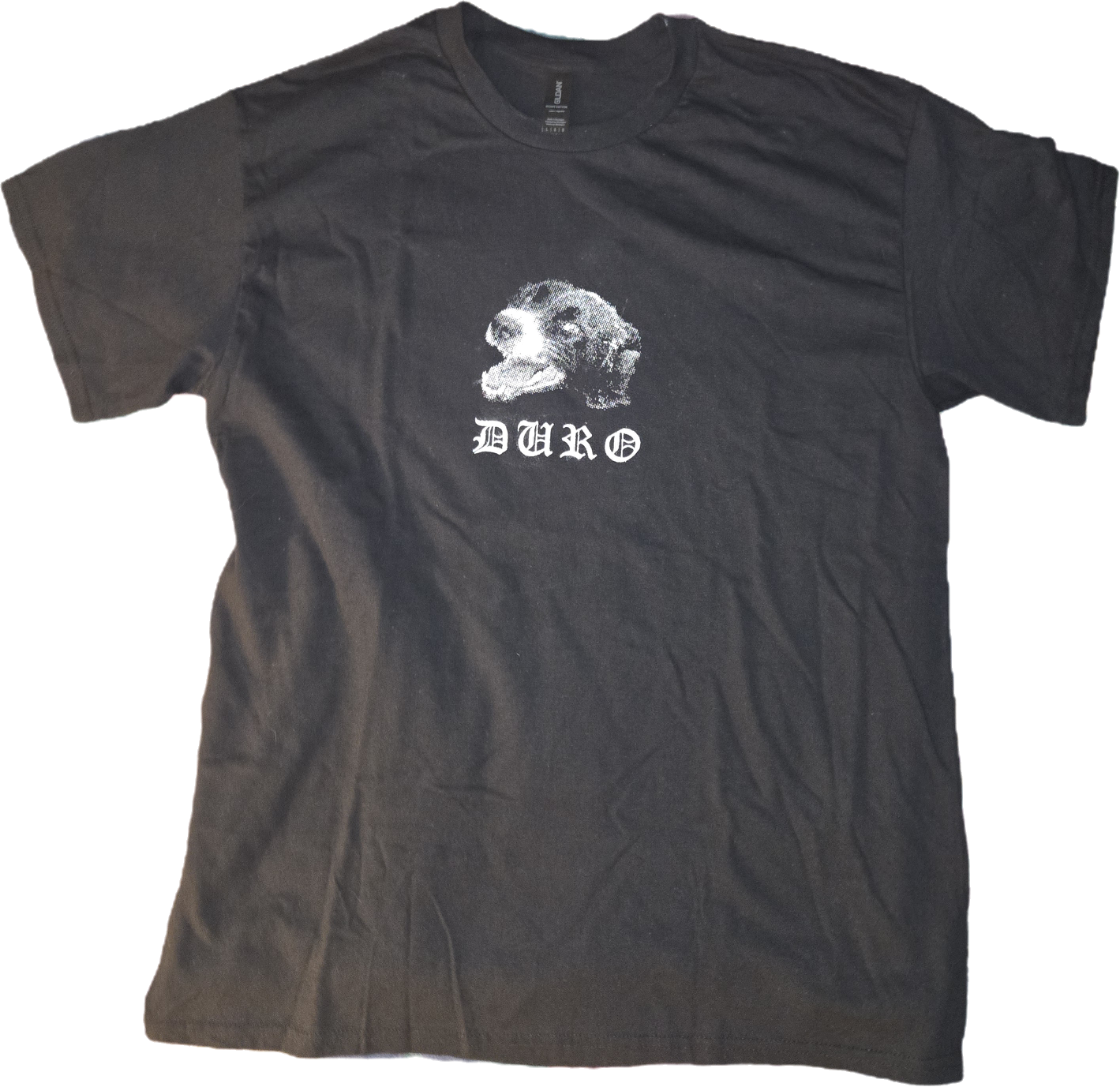 TAZ tee in black with white ink
